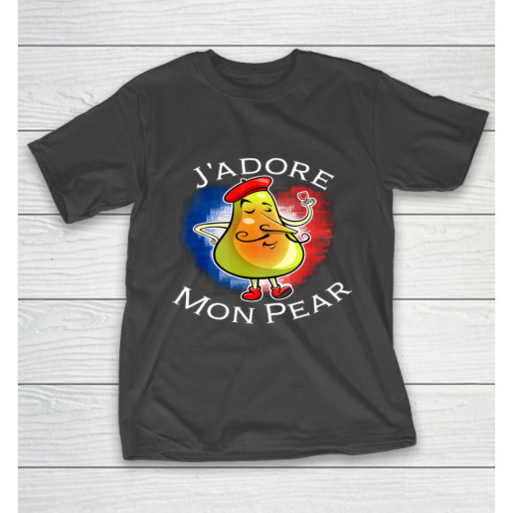 Funny J Adore Mon Pear Graphic For Papa On Fathers Day Pun Tshirt